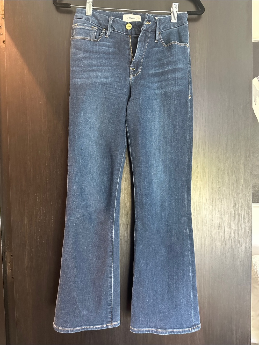 Frame Le Crop Mini Boot Jeans, Size 26